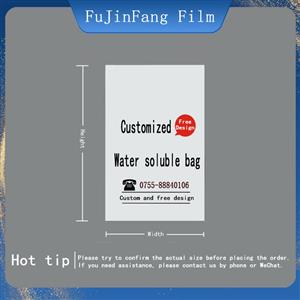 Water-soluble handbag supermarket shopping bag、PVA grocery bag printed clearly